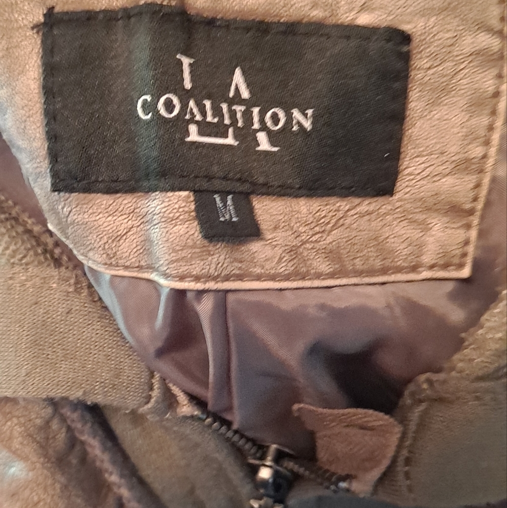 LA Coilition leather jacket